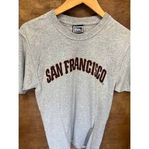 Vintage Pro Layer San Francisco T-Shirt Mens Medium Gray SF Giants Colors 90s